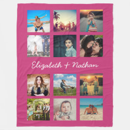 Erstellen Sie Ihre eigene benutzerdefinierte 12-Fo Fleecedecke