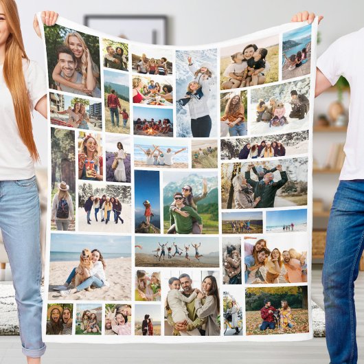 Erstellen Sie Ihre eigene benutzerdefinierte 36-Fo Fleecedecke