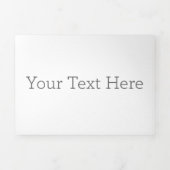 Erstellen Sie Ihre eigene benutzerdefinierte 5" x  Dreifach Gefaltete Ankündigung (Cover)