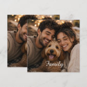 Erstellen Sie Ihre eigene benutzerdefinierte Famil (Vorne/Hinten)