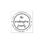 Erstellen Sie Ihre eigene benutzerdefinierte Famil Gummistempel (Prägung)