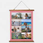 Erstellen Sie Ihre eigene benutzerdefinierte Famil Wandteppich Mit Holzrahmen (Vorderseite)