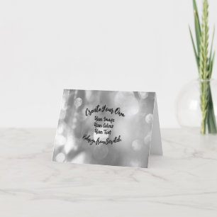 Erstellen Sie Ihre eigene benutzerdefinierte Farbe Dankeskarte