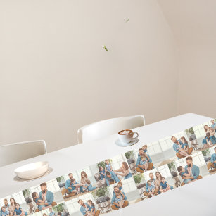 Erstellen Sie Ihre eigene benutzerdefinierte Foto- Kurzer Tischläufer