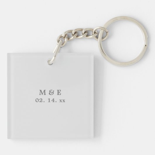 Erstellen Sie Ihre eigene benutzerdefinierte Foto- Schlüsselanhänger (Rückseite)