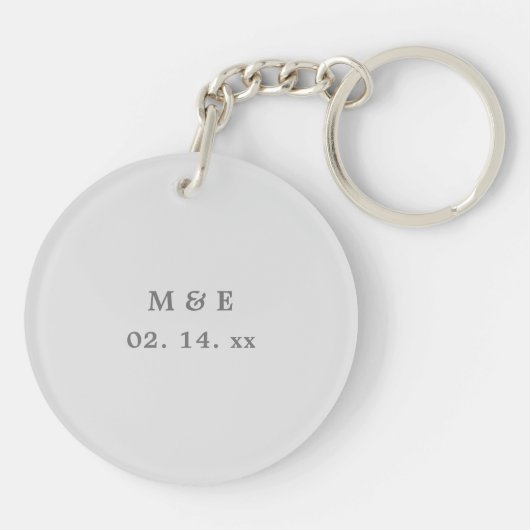 Erstellen Sie Ihre eigene benutzerdefinierte Foto- Schlüsselanhänger (Rückseite)