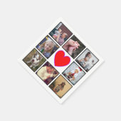 Erstellen Sie Ihre eigene benutzerdefinierte FotoC Serviette (Ecke)