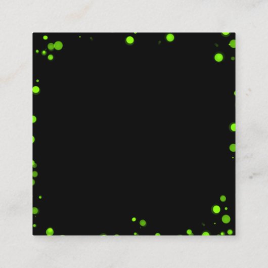 Erstellen Sie Ihre eigene benutzerdefinierte grüne Begleitkarte (Rückseite)