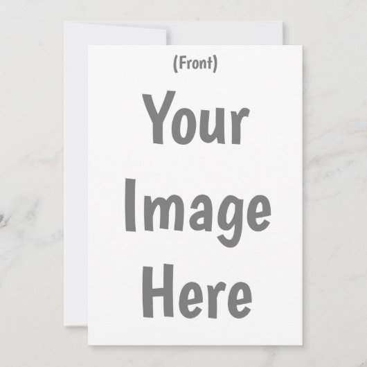 Erstellen Sie Ihre eigene benutzerdefinierte Image Einladung (Vorderseite)