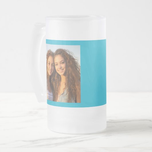 Erstellen Sie Ihre eigene, benutzerdefinierte Inst Mattglas Bierglas (Vorderseite Links)