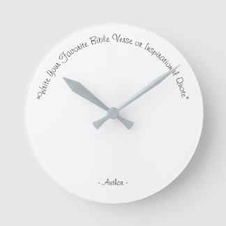 erstellen Sie Ihre eigene benutzerdefinierte klein Runde Wanduhr