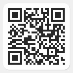 Erstellen Sie Ihre eigene benutzerdefinierte QR-Co Quadratischer Aufkleber