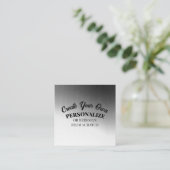 Erstellen Sie Ihre eigene, benutzerdefinierte Quadratische Visitenkarte (Stehend Vorderseite)