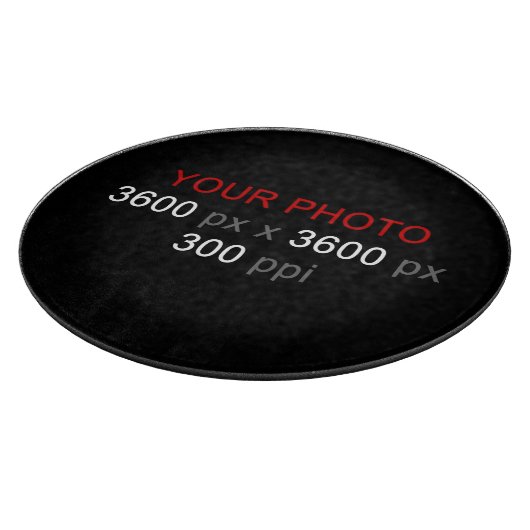 Erstellen Sie Ihre eigene benutzerdefinierte Runde Schneidebrett (Ecke)