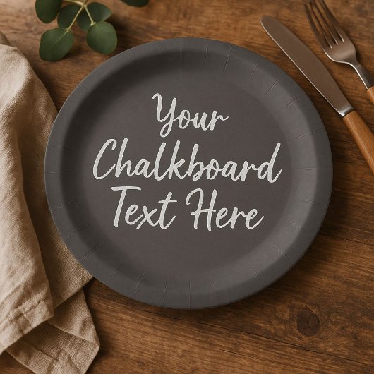 Erstellen Sie Ihre eigene, benutzerdefinierte schw Pappteller