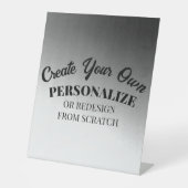 Erstellen Sie Ihre eigene, benutzerdefinierte Sockelschild (Vorderseite)