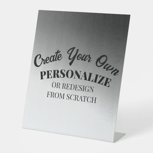 Erstellen Sie Ihre eigene, benutzerdefinierte Sockelschild (Vorderseite)