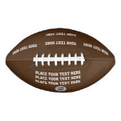 Erstellen Sie Ihre eigene benutzerdefinierte Text Football (Vorderseite)