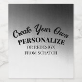 Erstellen Sie Ihre eigene, benutzerdefinierte Weinetikett (Einzelnes Label)