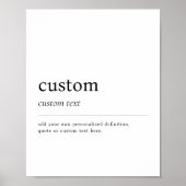 Erstellen Sie Ihre eigene benutzerdefinierte Wörte Poster (Vorne)