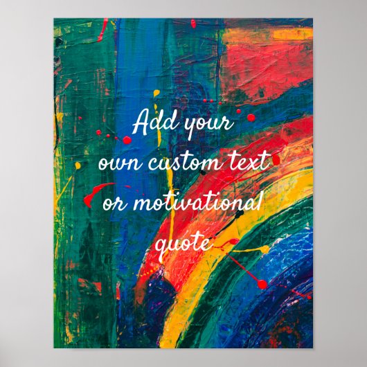 Erstellen Sie Ihre eigene benutzerdefinierte Zitat Poster (Vorne)