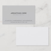 Erstellen Sie Ihre eigene Berufliche Moderne Elega Visitenkarte (Vorne/Hinten)