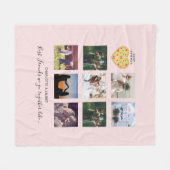 Erstellen Sie Ihre eigene BESTE FREUNDIN Foto Coll Fleecedecke (Vorderseite (Horizontal))