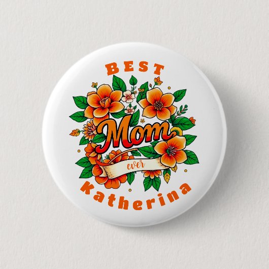 Erstellen Sie Ihre eigene beste Mama je Button (Vorderseite)