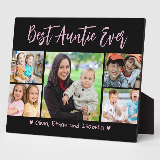 Erstellen Sie Ihre eigene beste Tante je 5 FotoCol Fotoplatte (Seite)