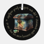 Erstellen Sie Ihre eigene Beste Wasserfarbe Ornament Aus Glas (Rückseite)