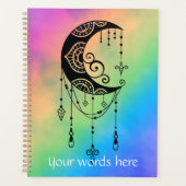 Erstellen Sie Ihre eigene bezaubernde Boho Moon-Si Planer (Vorderseite)