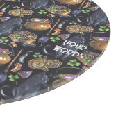 Erstellen Sie Ihre eigene Black Cat Tarot Magie Schneidebrett (Ecke)