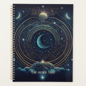 Erstellen Sie Ihre eigene blaue und goldene Himmel Planer (Vorderseite)