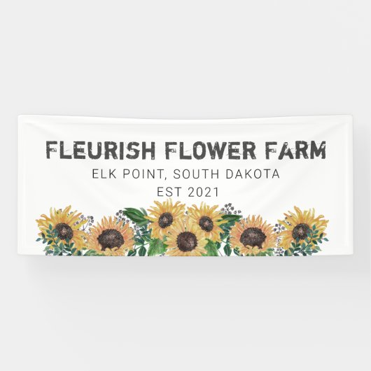 Erstellen Sie Ihre eigene Blume Farm Banner (Horizontal)