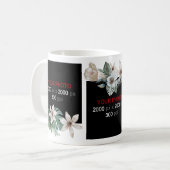 Erstellen Sie Ihre eigene Blumen-Collage Kaffeetasse (Vorderseite Links)