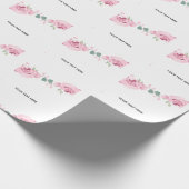Erstellen Sie Ihre eigene Blumenborder Geschenkpapier (Ecke)