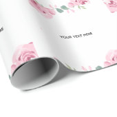 Erstellen Sie Ihre eigene Blumenborder Geschenkpapier (Rolleneckpunkt)