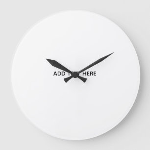 Erstellen Sie Ihre eigene Blumengestaltung  Große Wanduhr