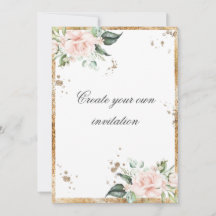 Erstellen Sie Ihre eigene Blumenrosa-Gold-Script-H