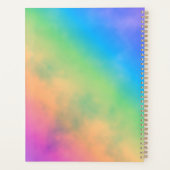 Erstellen Sie Ihre eigene Boho-Blumenmoon-Silhouet Planer (Rückseite)