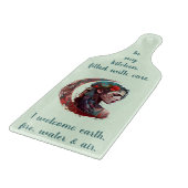 Erstellen Sie Ihre eigene Boho Crescent Moon Godde Schneidebrett (Ecke)