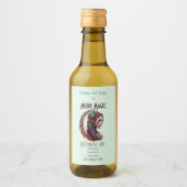 Erstellen Sie Ihre eigene Boho Crescent Moon Godde Weinetikett (Vorderseite)