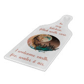 Erstellen Sie Ihre eigene Boho Full Moon Sky-Lands Schneidebrett (Ecke)