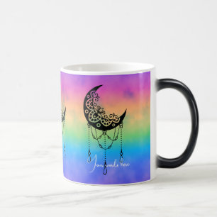 Erstellen Sie Ihre eigene Boho Leafmoon Silhouette Verwandlungstasse