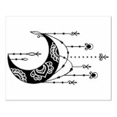 Erstellen Sie Ihre eigene Boho Magic Moon-Silhouet Gummistempel (Prägung)