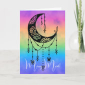 Erstellen Sie Ihre eigene Boho Magic Moon-Silhouet Karte (Vorderseite)