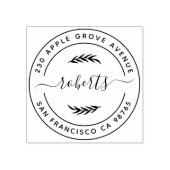 Erstellen Sie Ihre eigene botanische Blätter-Rücks Gummistempel (Prägung)