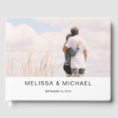 Erstellen Sie Ihre eigene Braut- und Bräutigam-Fot Gästebuch (Vorderseite)