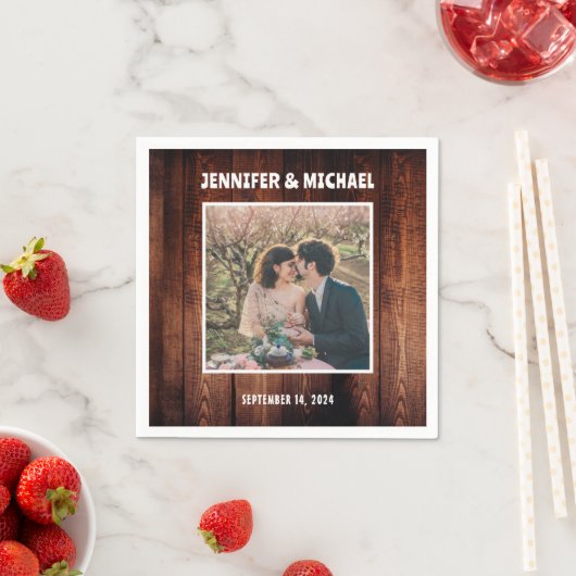 Erstellen Sie Ihre eigene Braut- und Bräutigam-Hoc Serviette (Beispiel)