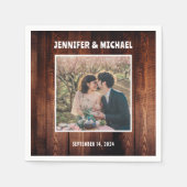 Erstellen Sie Ihre eigene Braut- und Bräutigam-Hoc Serviette (Vorderseite)